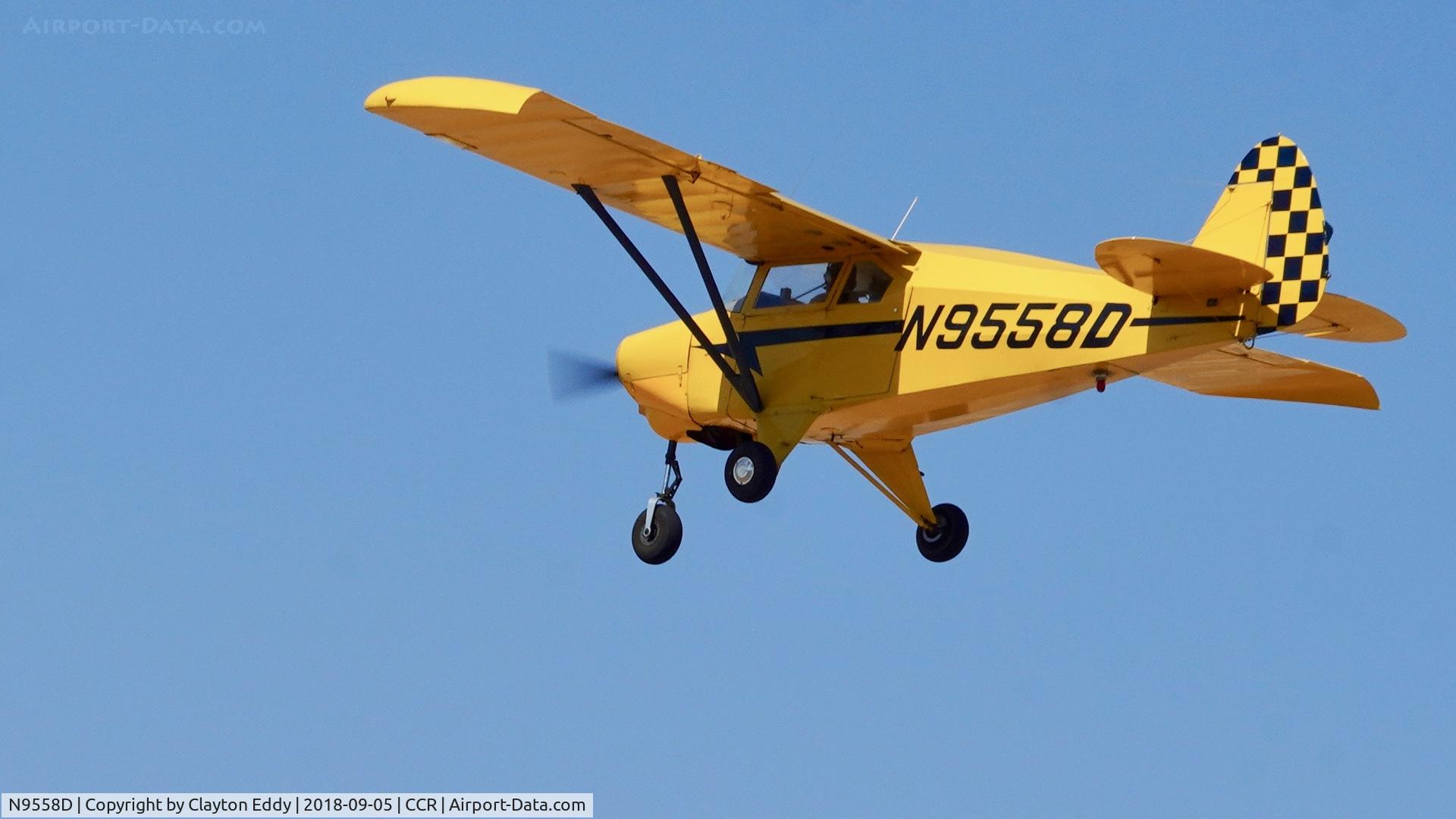 N9558D, 1958 Piper PA-22-160 Tri Pacer C/N 22-6475, Buchanan Field Concord California 2018.