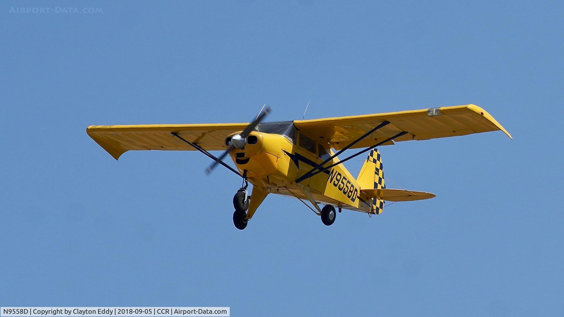 N9558D, 1958 Piper PA-22-160 Tri Pacer C/N 22-6475, Buchanan Field Concord California 2018.