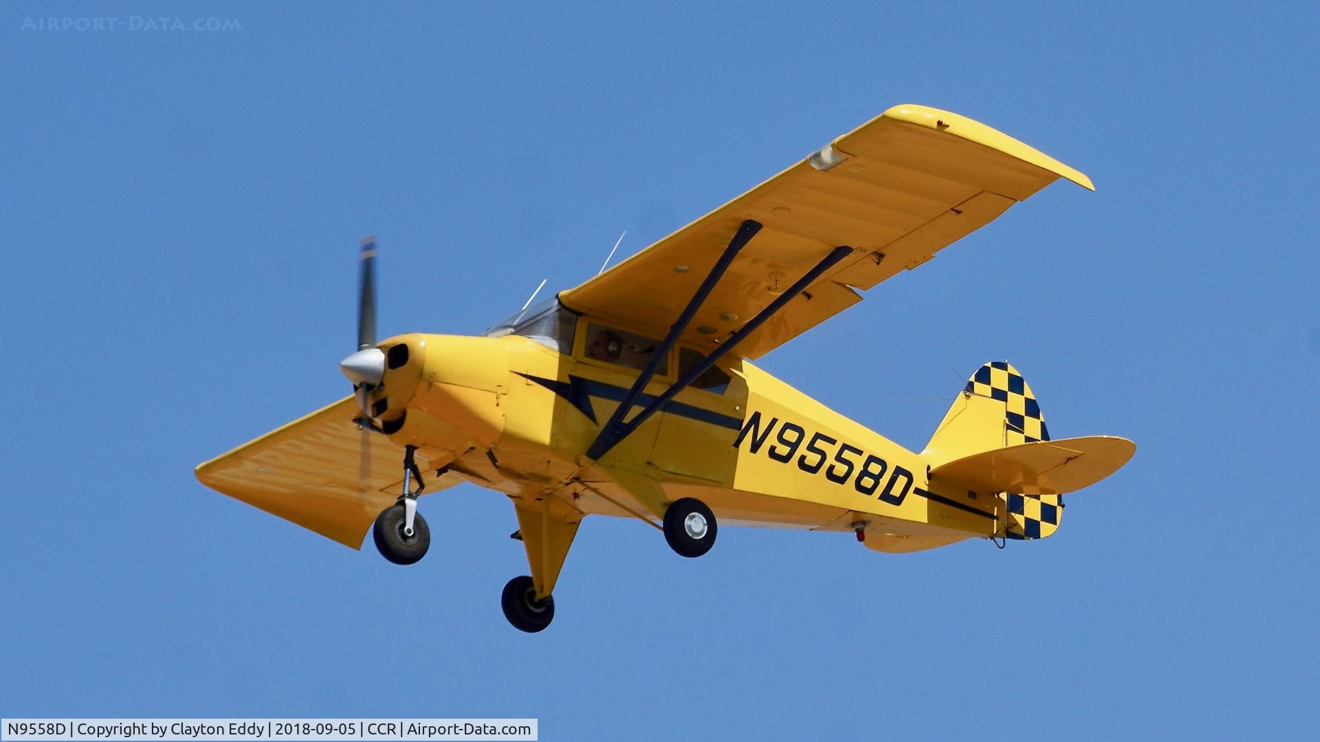 N9558D, 1958 Piper PA-22-160 Tri Pacer C/N 22-6475, Buchanan Field Concord California 2018.