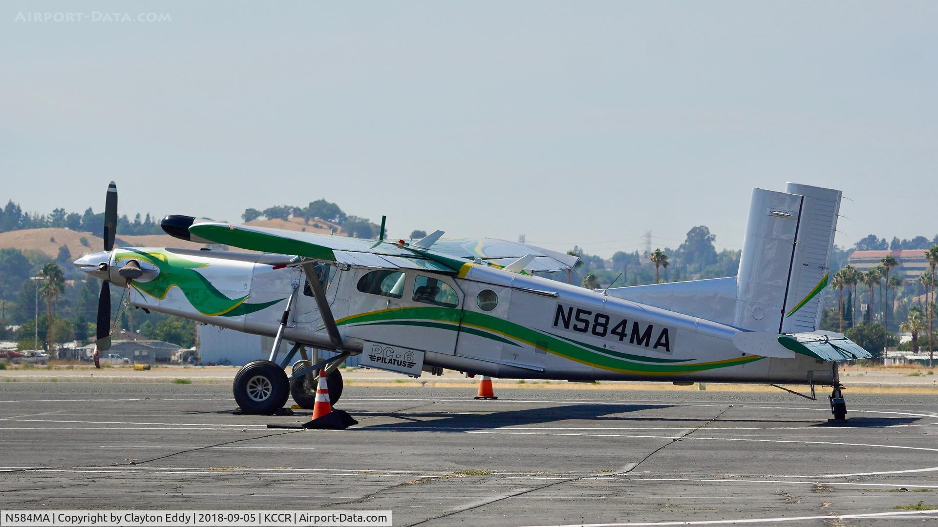 N584MA, 2011 Pilatus PC-6/B2-H4 C/N 978, Buchanan Field Concord California 2018.