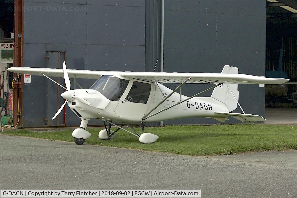G-DAGN, 2015 Comco Ikarus C42 FB80 Bravo C/N 1509-7419, At Mid-Wales Airport , Welshpool