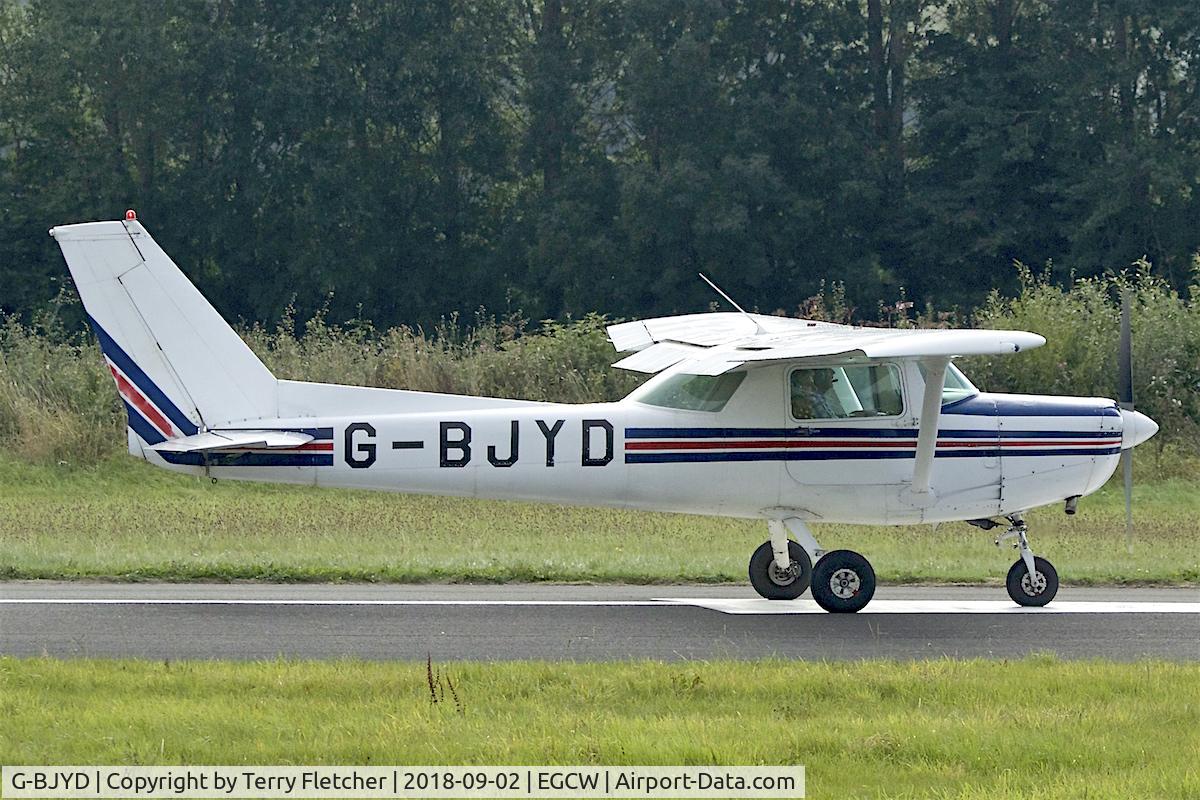 G-BJYD, 1982 Reims F152 C/N 1915, At Mid-Wales Airport , Welshpool