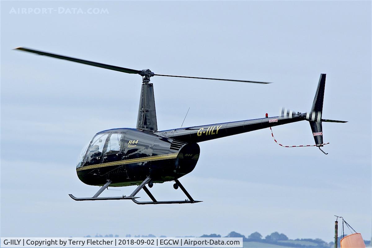 G-IILY, 2000 Robinson R44 Raven C/N 0960, At Mid-Wales Airport , Welshpool
