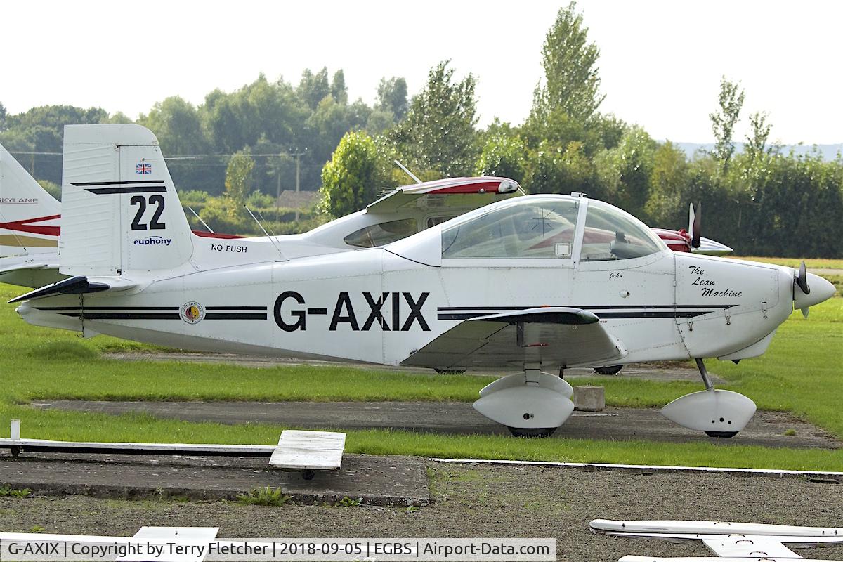 G-AXIX, 1969 AESL Glos-Airtourer Super 150/T4 C/N A527, At Shobdon