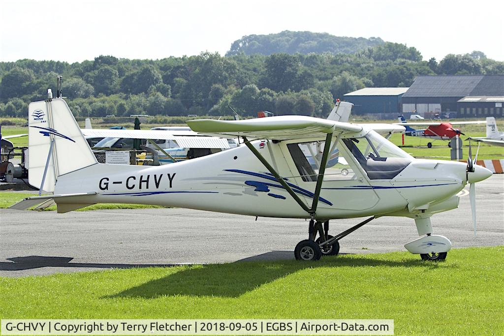 G-CHVY, 2013 Comco Ikarus C42 FB80 Bravo C/N 1304-7246, At Shobdon