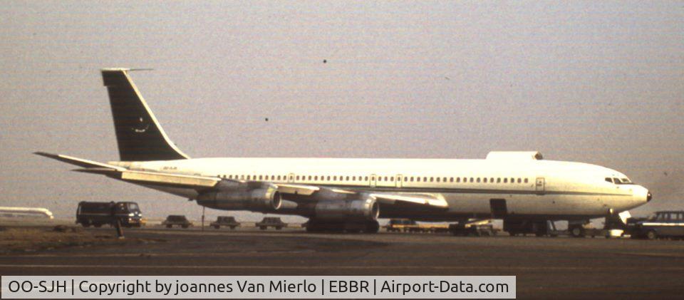 OO-SJH, 1965 Boeing 707-329C C/N 18890, EBBR TAG-livery