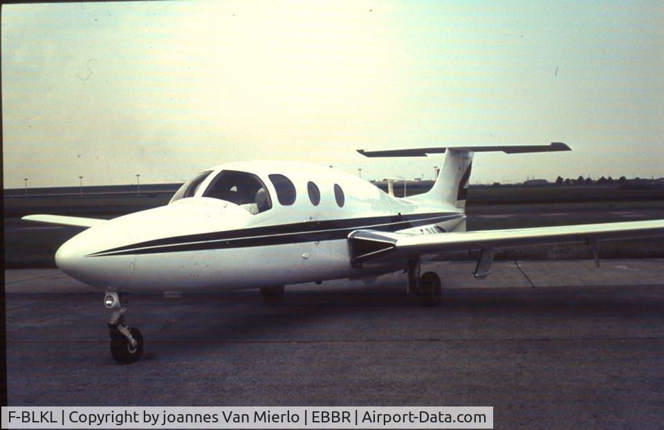 F-BLKL, Morane-Saulnier MS-760C Paris III C/N 01, Brussels scan/slide