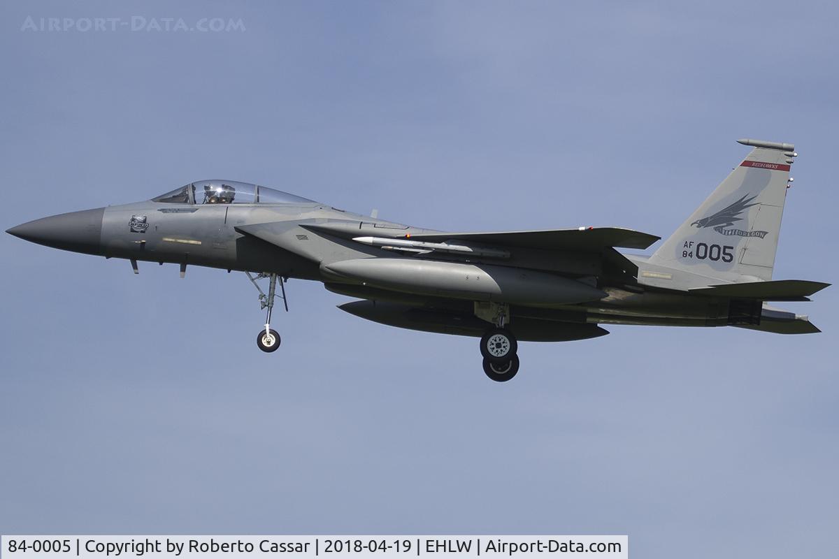 84-0005, McDonnell Douglas F-15C Eagle C/N 0913/C308, Frisian Flag 2018