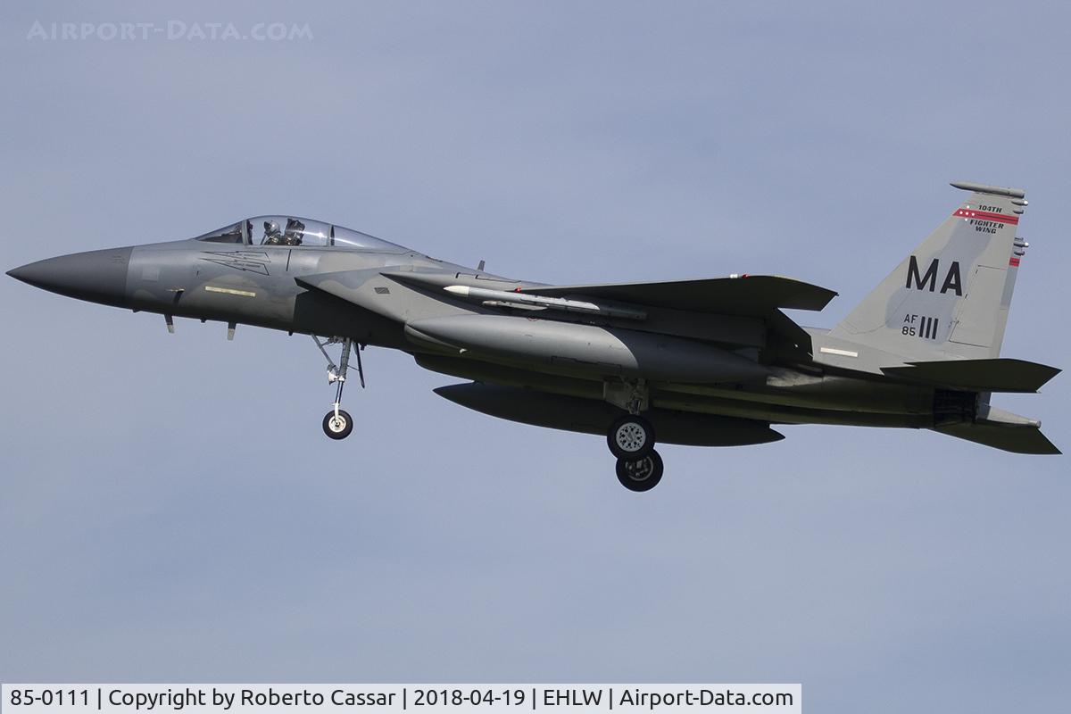 85-0111, McDonnell Douglas F-15C Eagle C/N 0966/C353, Frisian Flag 2018