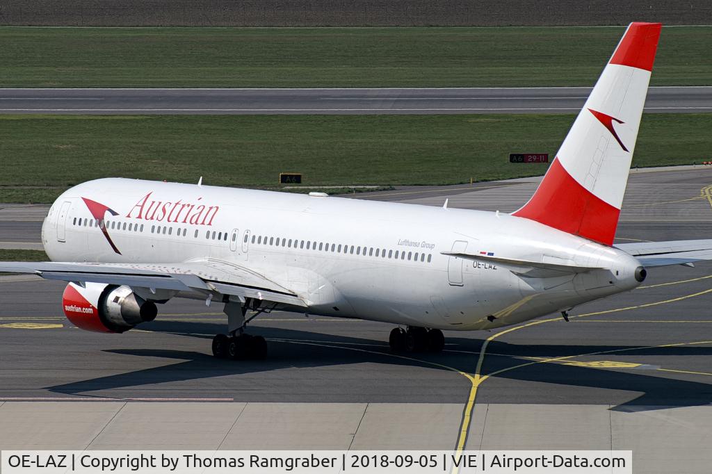 OE-LAZ, 1999 Boeing 767-3Z9 C/N 30331, Austrian Airlines Boeing 767-300