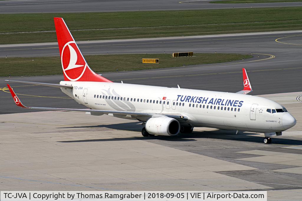 TC-JVA, 2014 Boeing 737-8F2 C/N 40988, Turkish Airlines Boeing 737-800