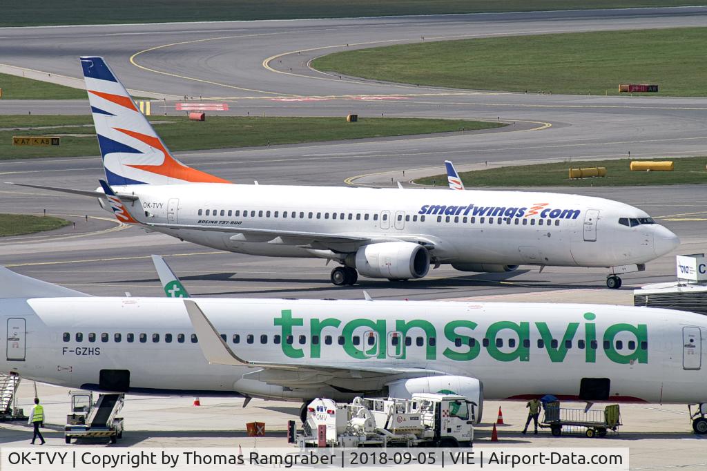 OK-TVY, 2007 Boeing 737-8Q8 C/N 30724, Smartwings Boeing 737-800