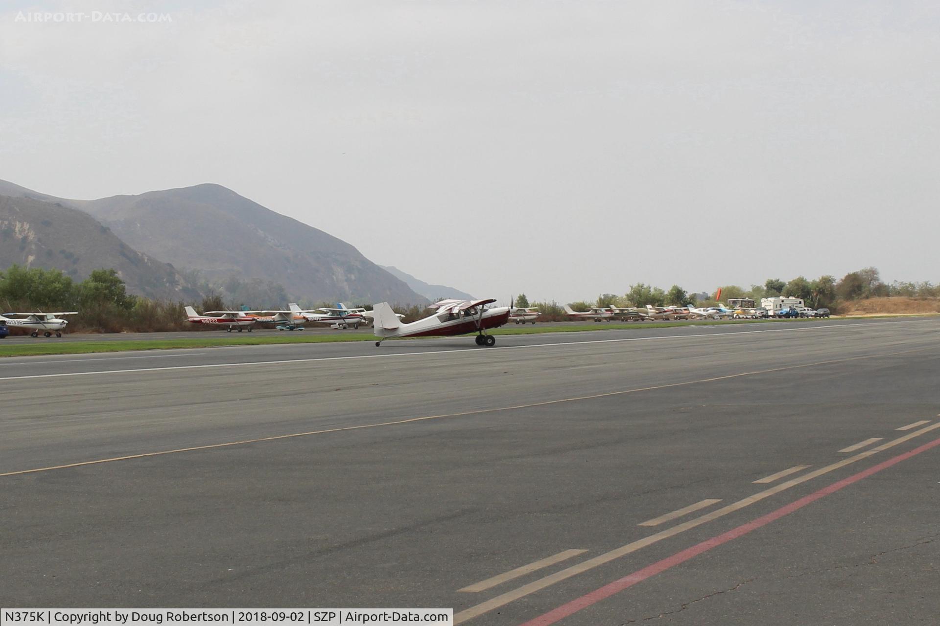 N375K, American Champion 8GCBC Scout C/N 530-2010, 2010 American Champion 8GCBC SCOUT, Lycoming  O-360-E2C 180 Hp taxi off the active