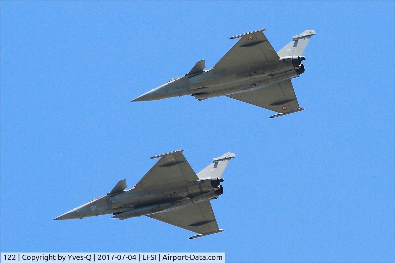 122, Dassault Rafale C C/N 122, Dassault Rafale C, Flight over St Dizier-Robinson Air Base 113 (LFSI)