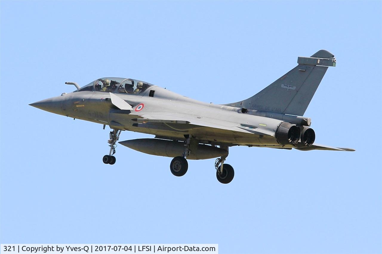 321, 2007 Dassault Rafale B C/N 321, Dassault Rafale B, On final rwy 29, St Dizier-Robinson Air Base 113 (LFSI)