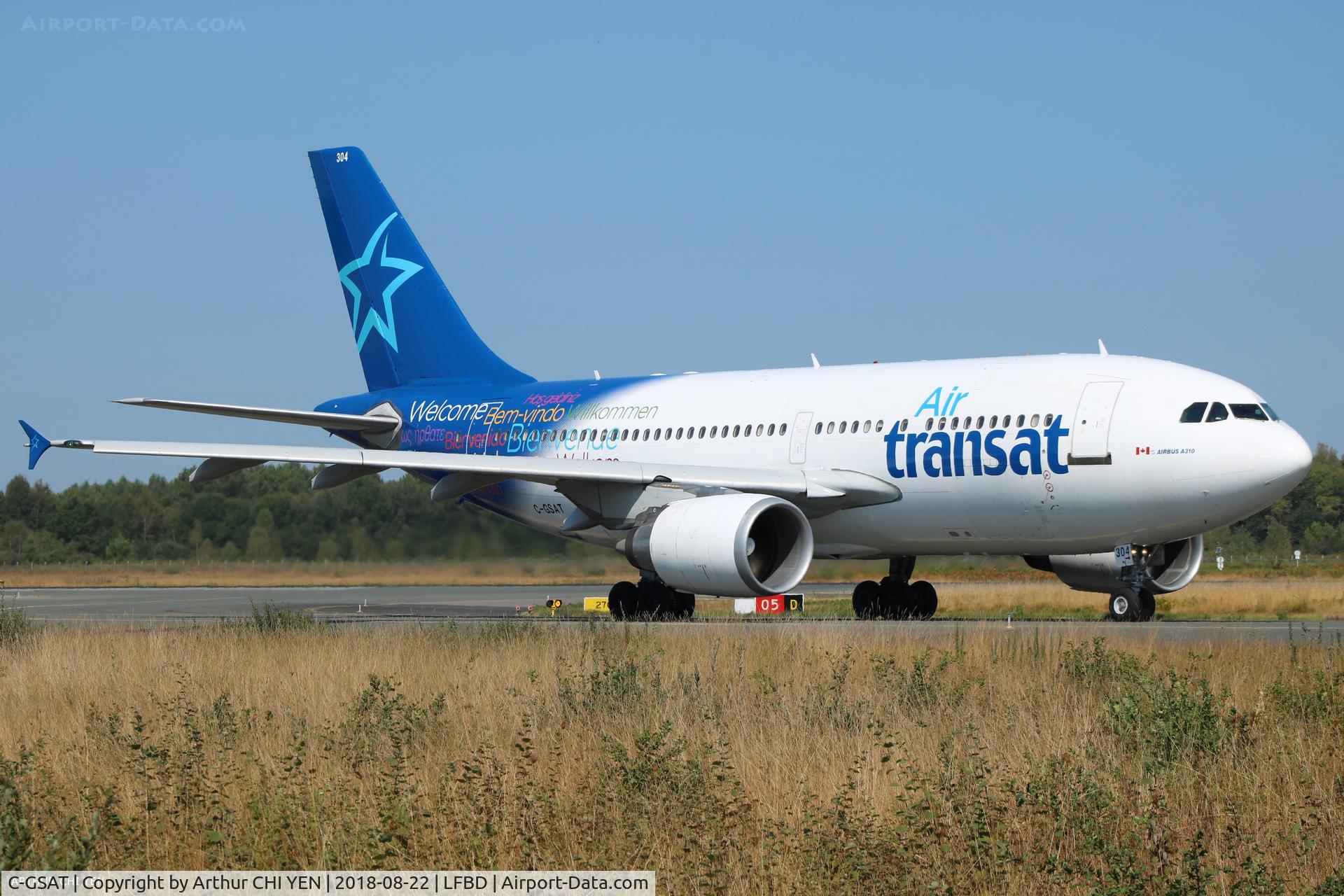 C-GSAT, 1991 Airbus A310-308 C/N 600, TS516 from Montréal Trudeau.