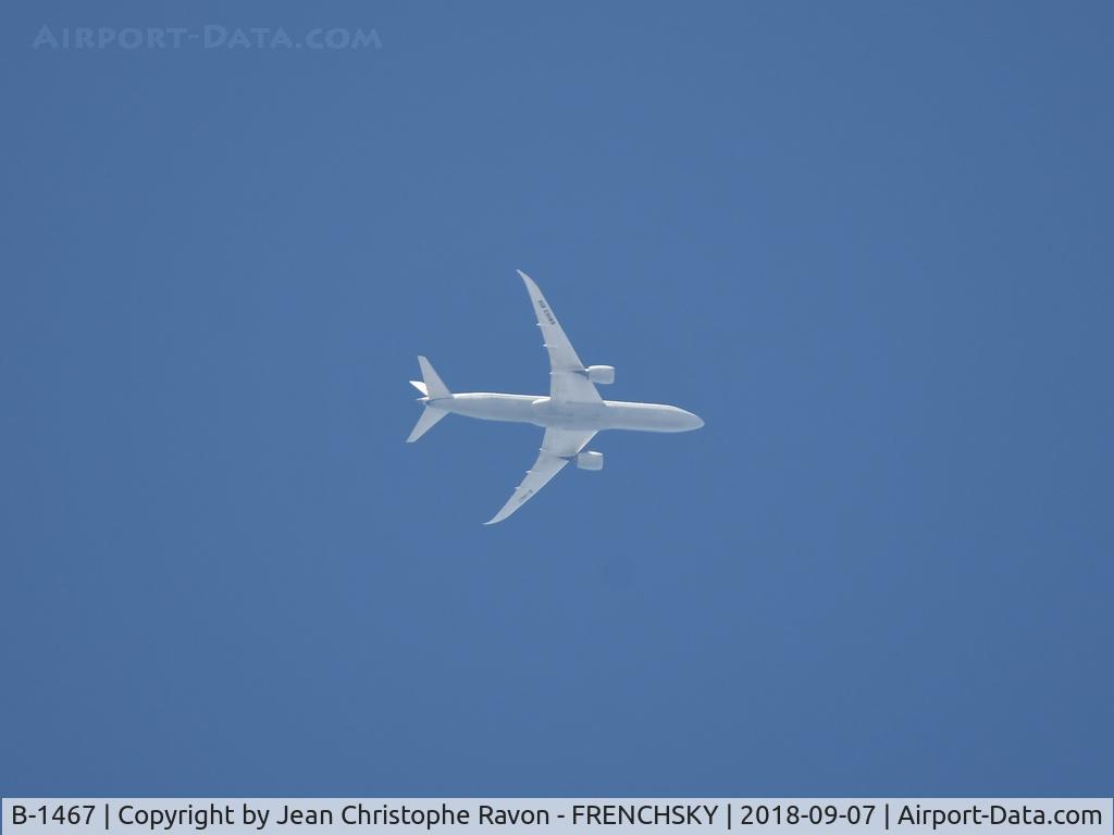 B-1467, 2017 Boeing 787-9 Dreamliner Dreamliner C/N 34315, CA908 flight level 320, Madrid to Pékin