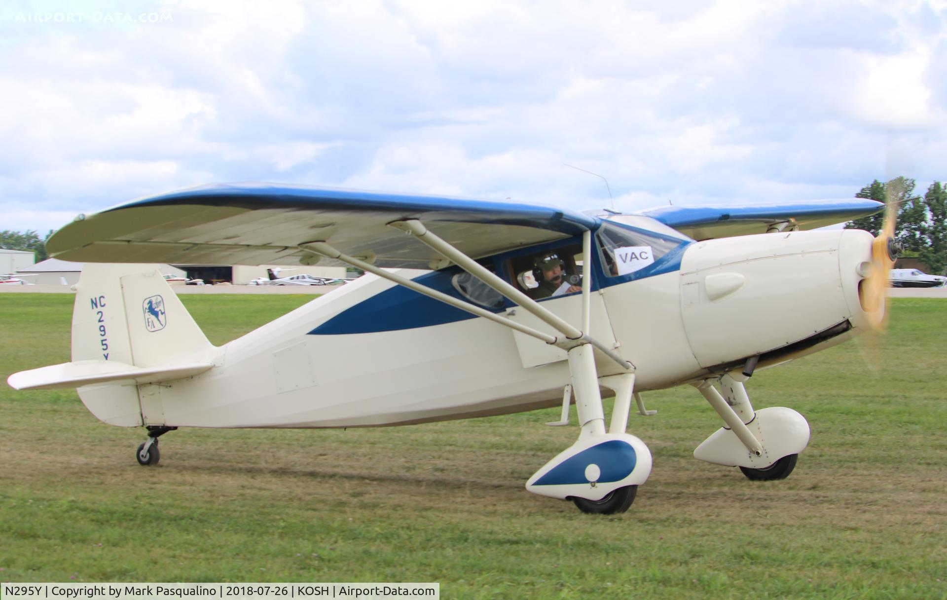 N295Y, 1940 Fairchild 24W-41A C/N W40-102, Fairchild 24W-41A