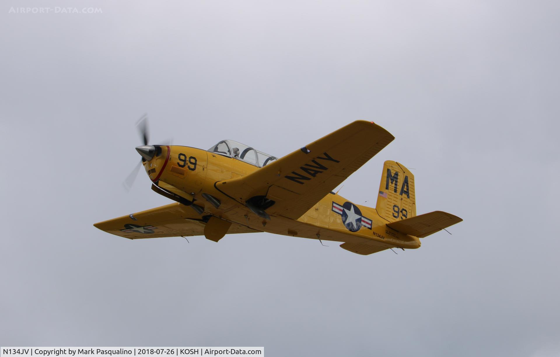 N134JV, 1957 Beech D-45 Mentor C/N BG-345DC, Beech T-34B