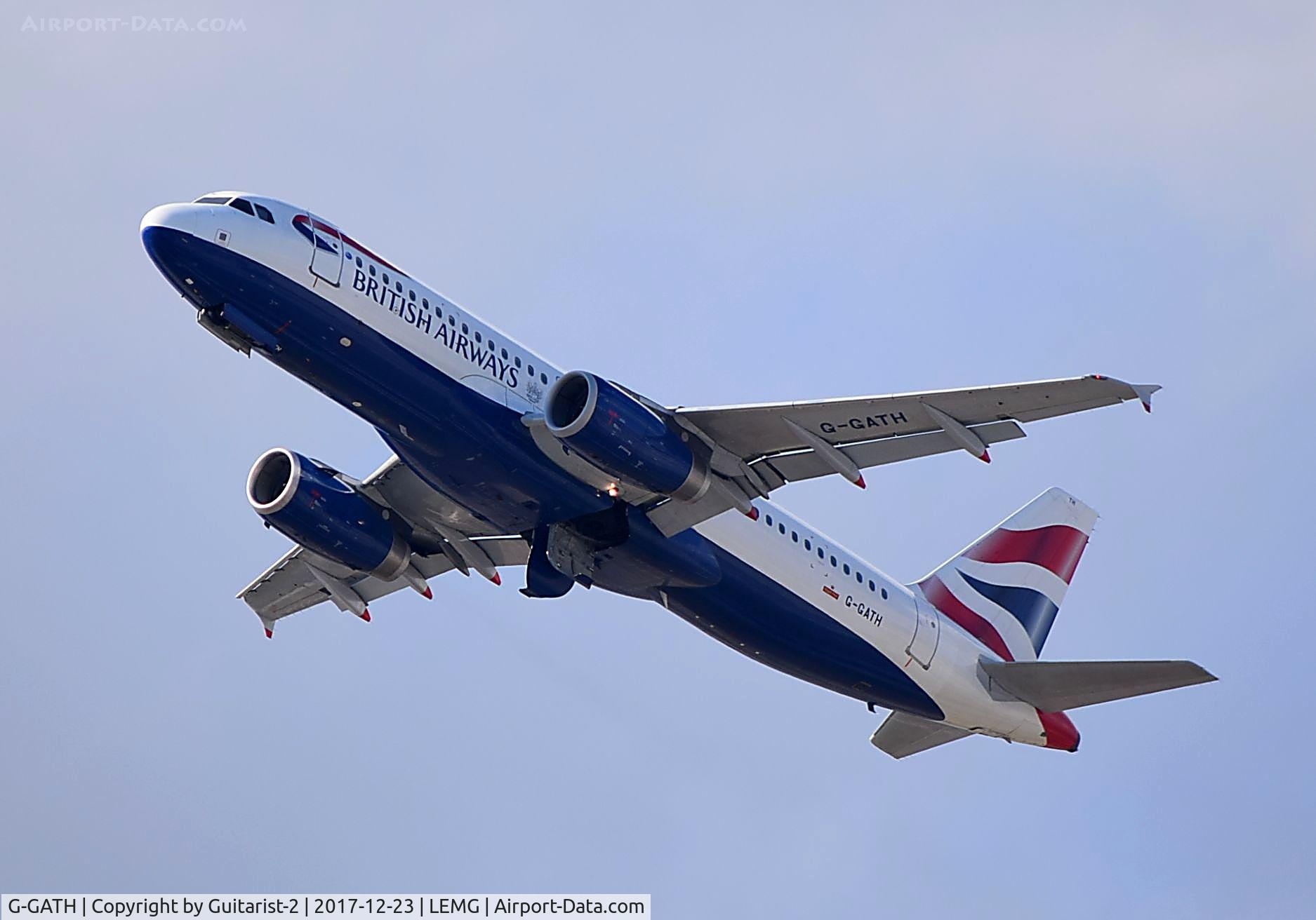 G-GATH, 2001 Airbus A320-233 C/N 1482, At Malaga