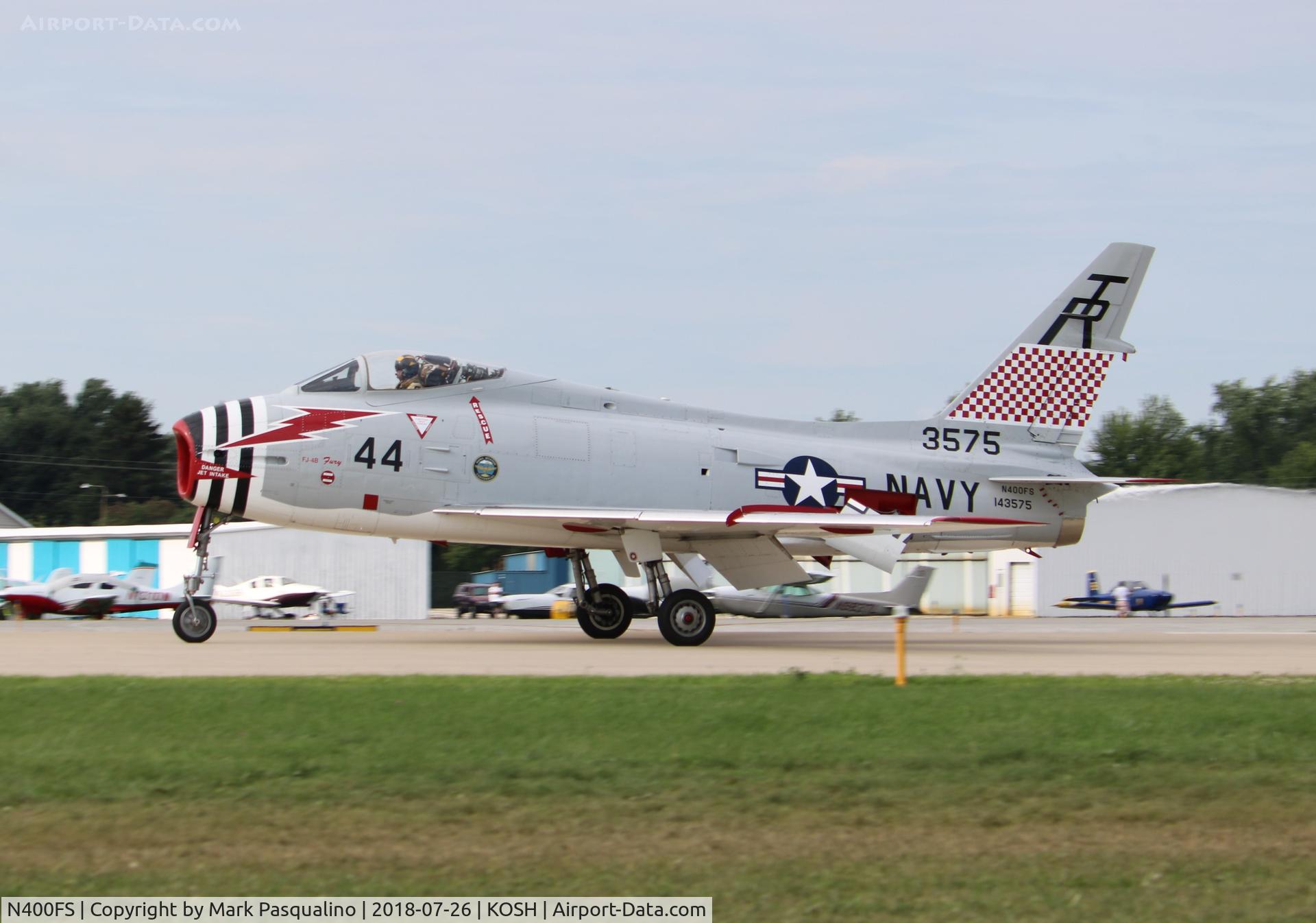N400FS, 1958 North American AF-1E Fury C/N 244-83, North American AF-1E