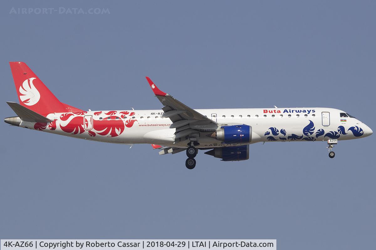 4K-AZ66, Embraer 190AR (ERJ-190-100IGW) C/N 19000631, Antalya