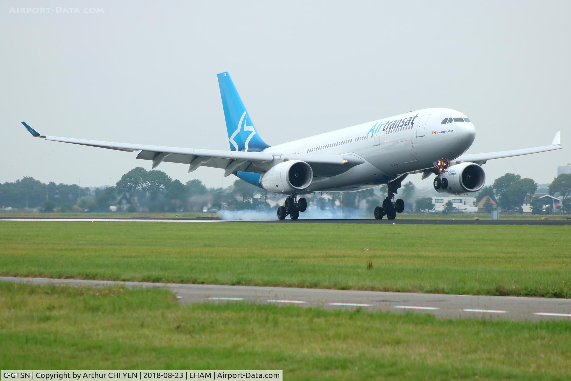 C-GTSN, 2000 Airbus A330-243 C/N 369, Air transat A332 @AMS