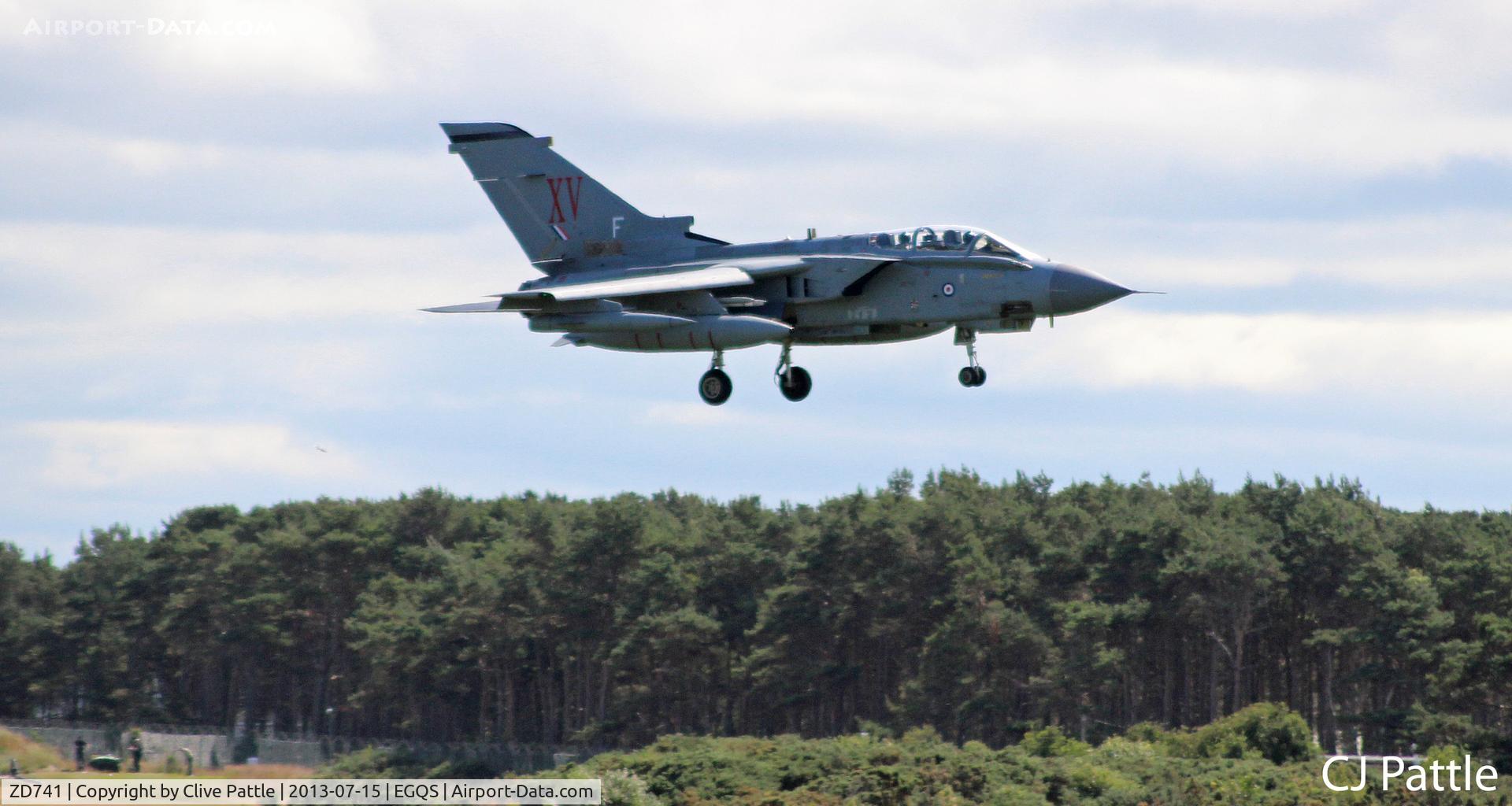 ZD741, 1984 Panavia Tornado GR.4 C/N 361/BT040/3167, Finals to Lossiemouth