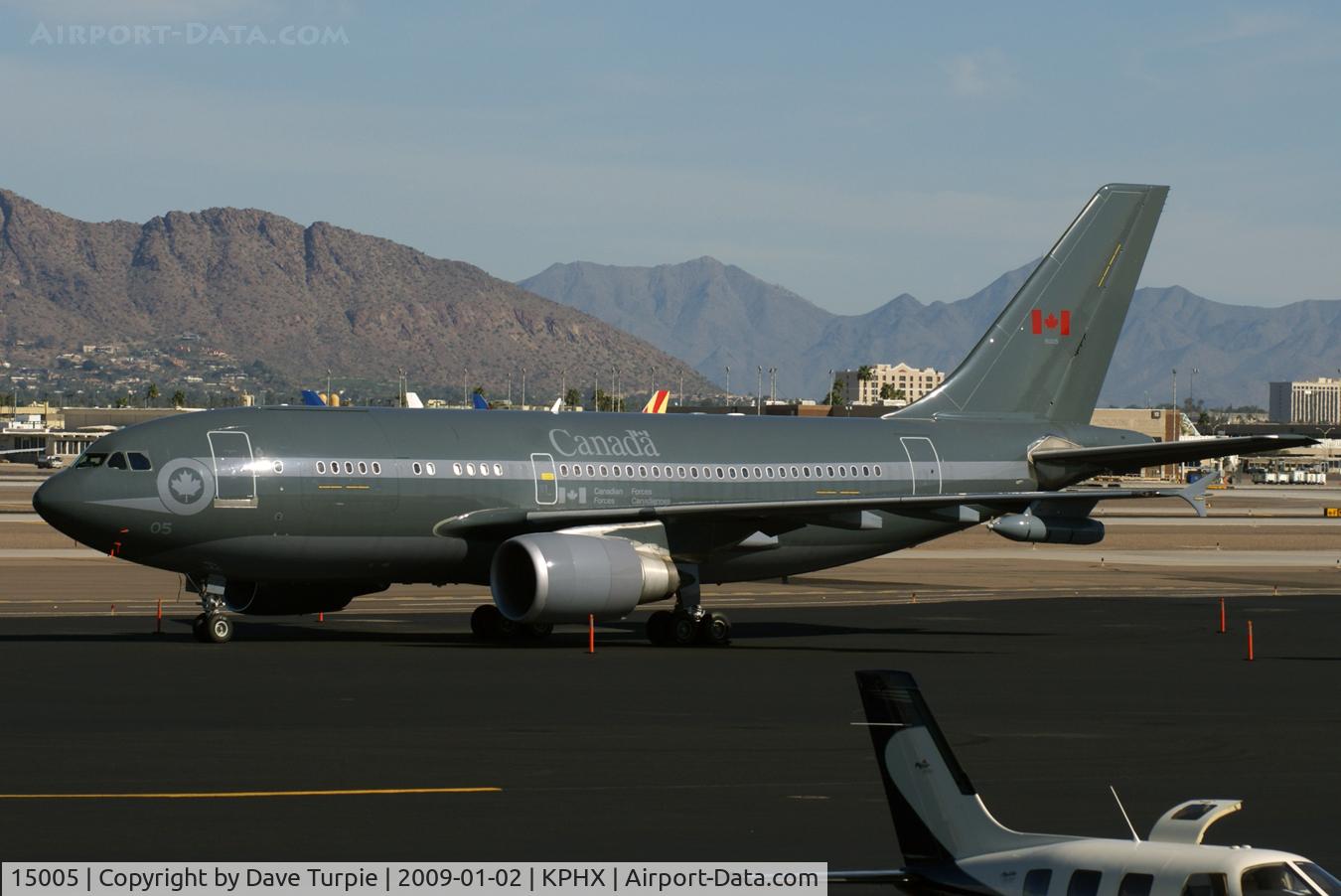 15005, 1987 Airbus CC-150 Polaris (A310-304(F)) C/N 441, A great time of the year for Canadians to visit the desert.