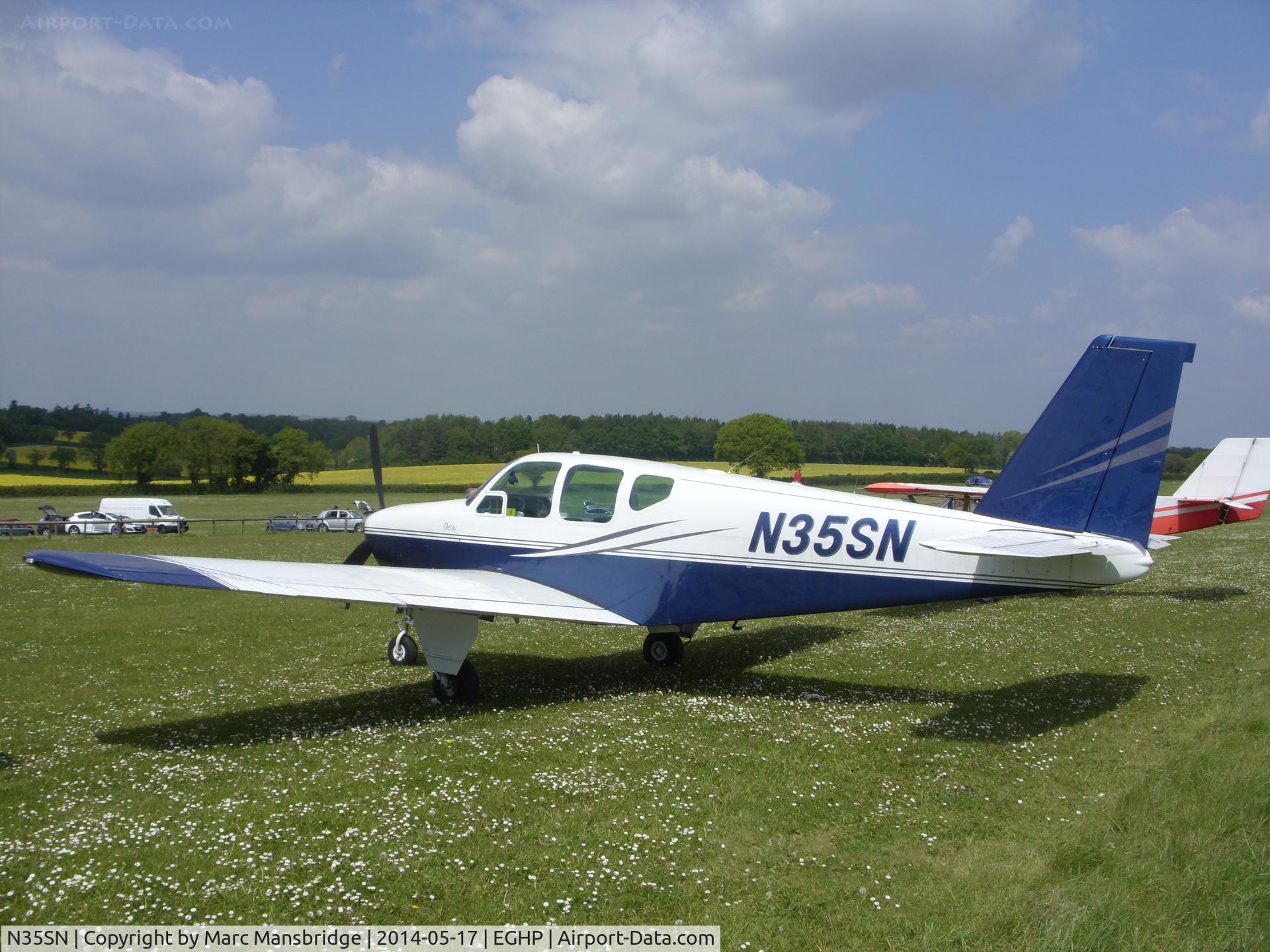 N35SN, 1960 Beech 35-33 Debonair C/N CD-207, A welcome visitor to Popham airfield EGHP