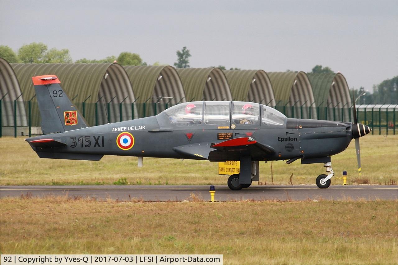 92, Socata TB-30 Epsilon C/N 92, Socata TB-30 Epsilon, Taxiing to rwy 29, St Dizier-Robinson Air Base 113 (LFSI)