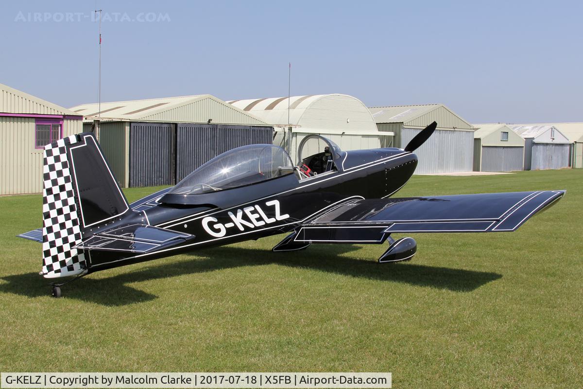 G-KELZ, 2003 Vans RV-8 C/N PFA 303-13665, Vans RV-8 at Fishburn Airfield, UK. July 18th 2017.