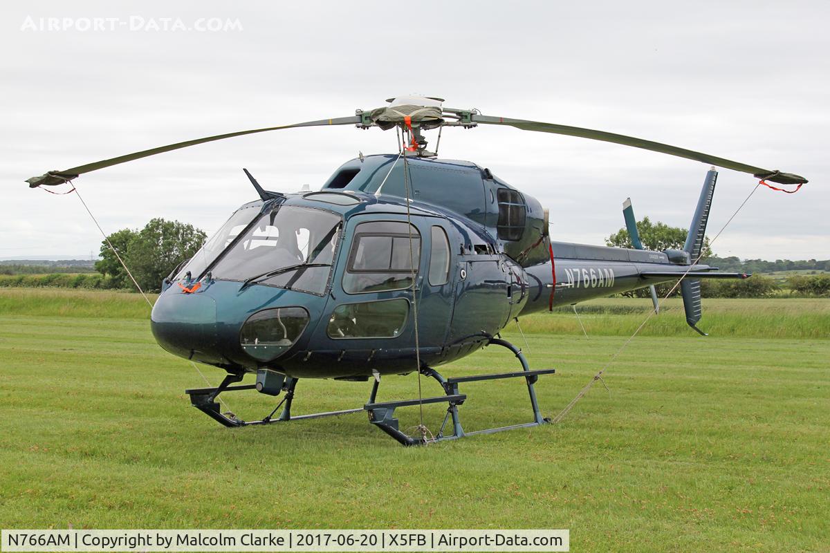N766AM, 1996 Eurocopter AS-355N Twinstar C/N 5601, Eurocopter AS-355N Twinstar at Fishburn Airfield, UK. June 20th 2017.
