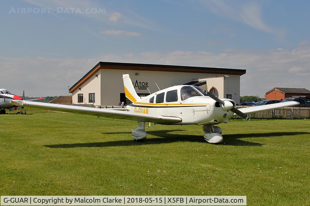 G-GUAR, 1978 Piper PA-28-161 Warrior II C/N 28-7816576, Piper PA-28-161 Warrior II at Fishburn Airfield, UK. May 15th 2018.