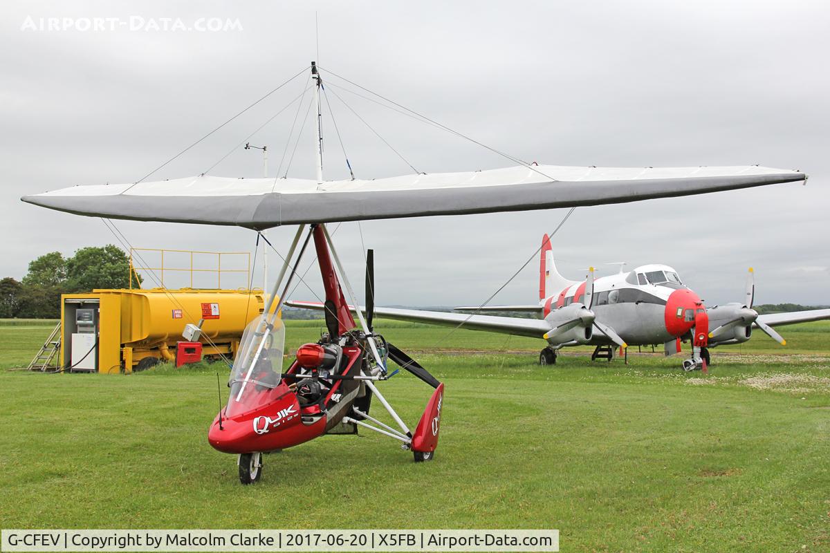 G-CFEV, 2008 P&M Aviation Pegasus Quik C/N 8375, P&M Aviation Pegasus Quik at Fishburn Airfield, UK. June 20th 2017.