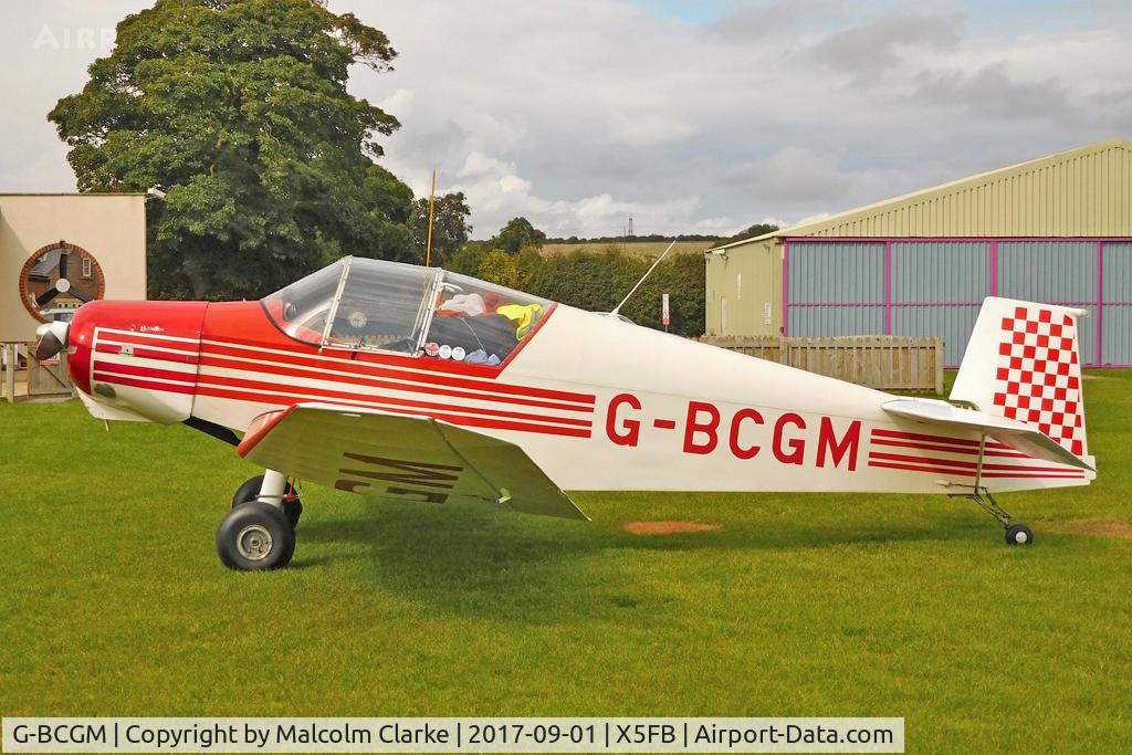 G-BCGM, 1957 Wassmer (Jodel) D-120 Paris Nice C/N 50, Wassmer (Jodel) D-120 Paris Nice at Fishburn Airfield, UK. September 1st 2017.