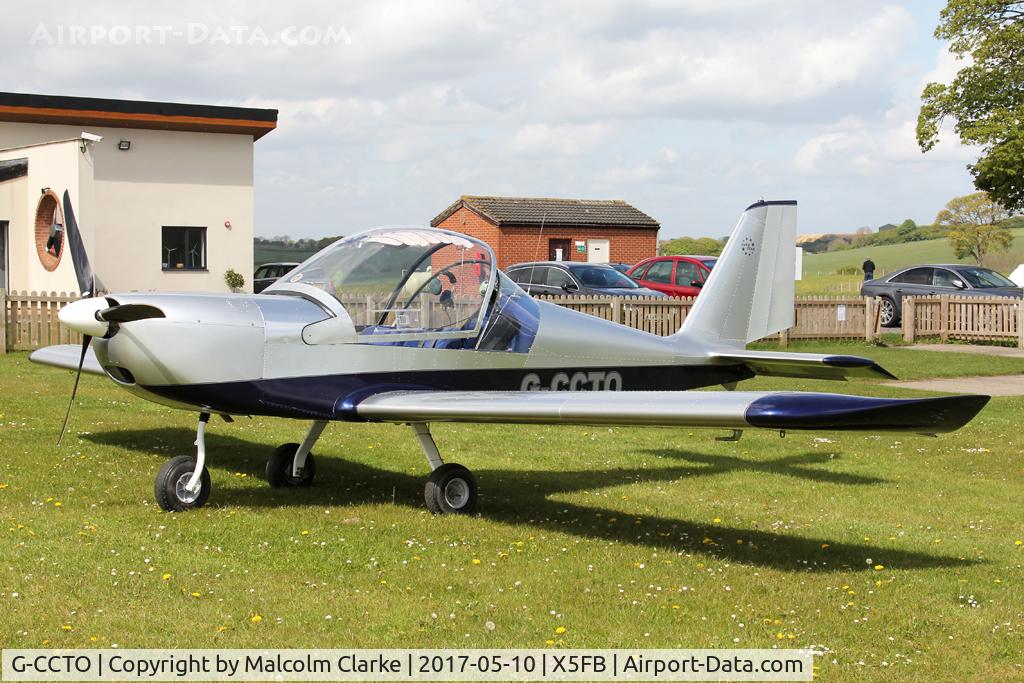 G-CCTO, 2004 Aerotechnik EV-97 Teameurostar UK C/N PFA 315-14136, Aerotechnik EV-97 TeamEurostar UK at Fishburn Airfield, UK. May 10th 2017.