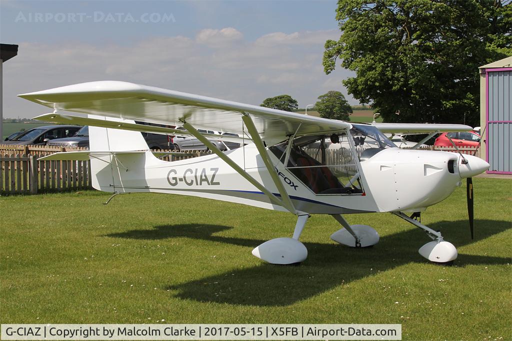 G-CIAZ, 2013 Aeropro Eurofox 912(1) C/N BMAA/HB/631, Aeropro Eurofox 912(1) at Fishburn Airfield, UK. May 15th 2017.
