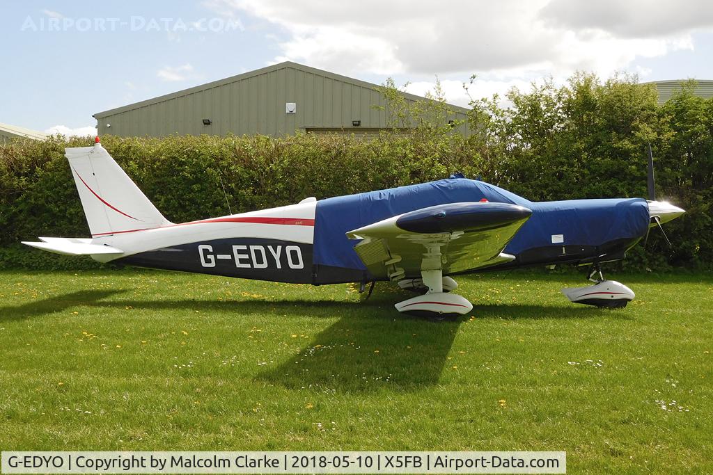 G-EDYO, 1966 Piper PA-32-260 Cherokee Six Cherokee Six C/N 32-415, Piper PA-32-260 Cherokee Six of Blue Yonder Tours and a resident at Fishburn Airfield, UK. May 10th 2018.