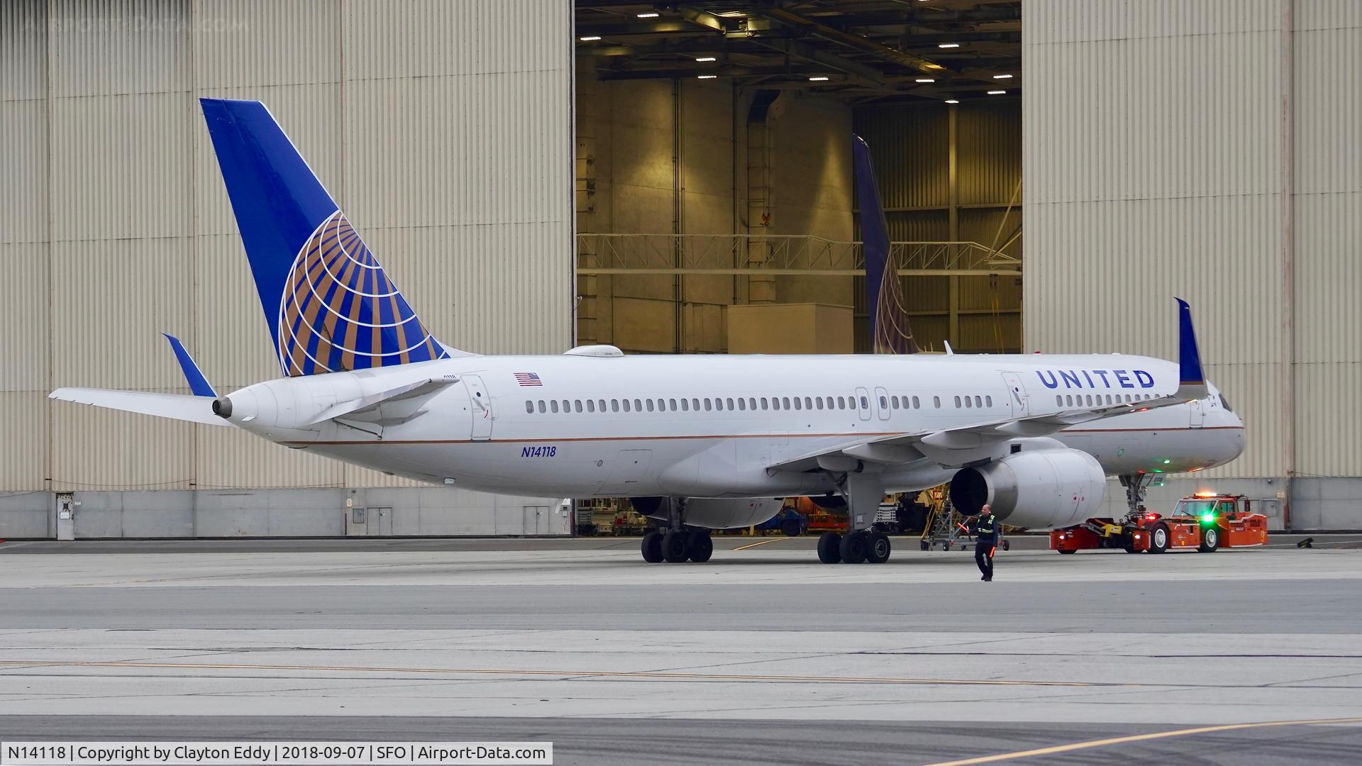 N14118, 1997 Boeing 757-224 C/N 27560, SFSO 2018.