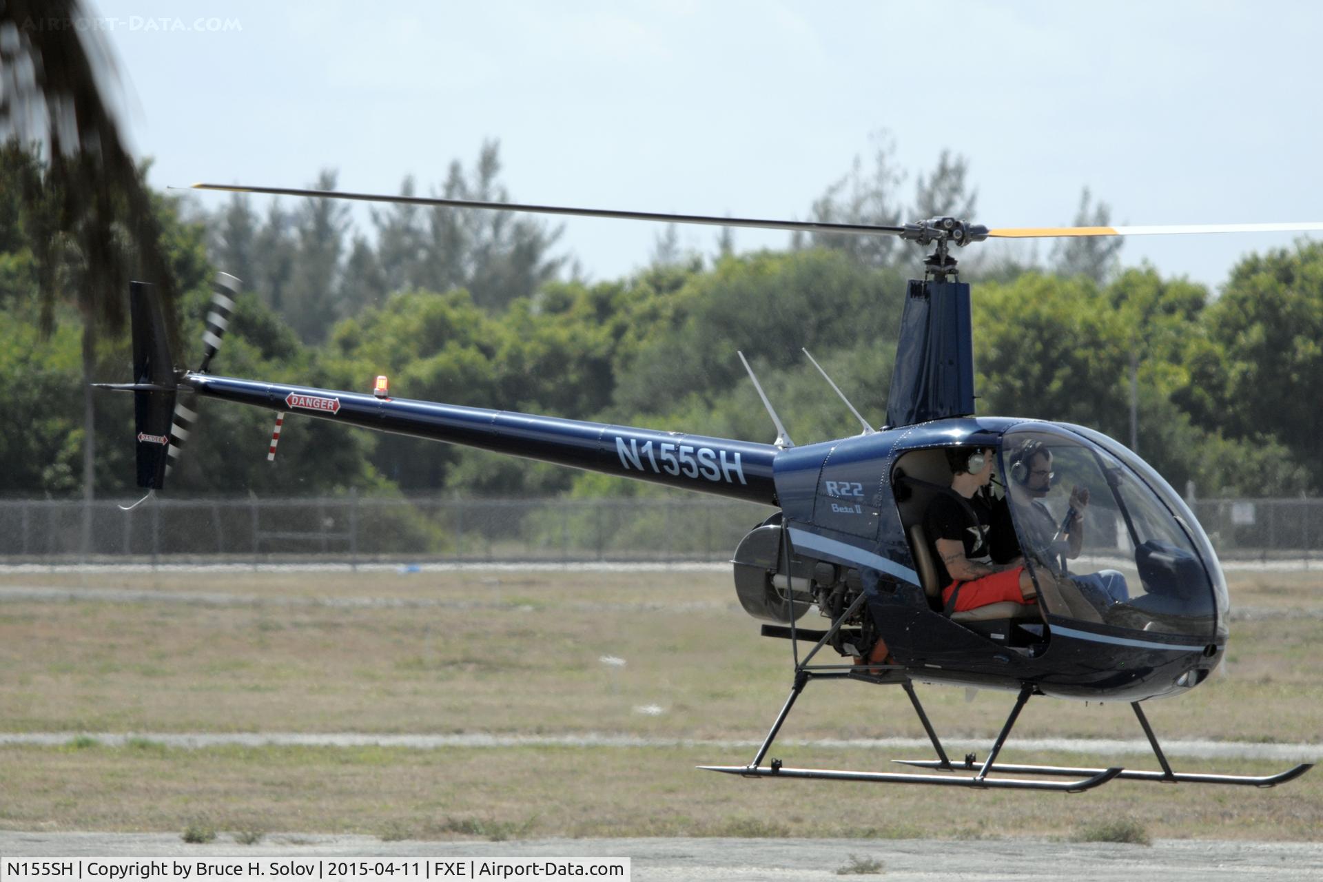 N155SH, 2007 Robinson R22 C/N 4155, practice maneuvers
