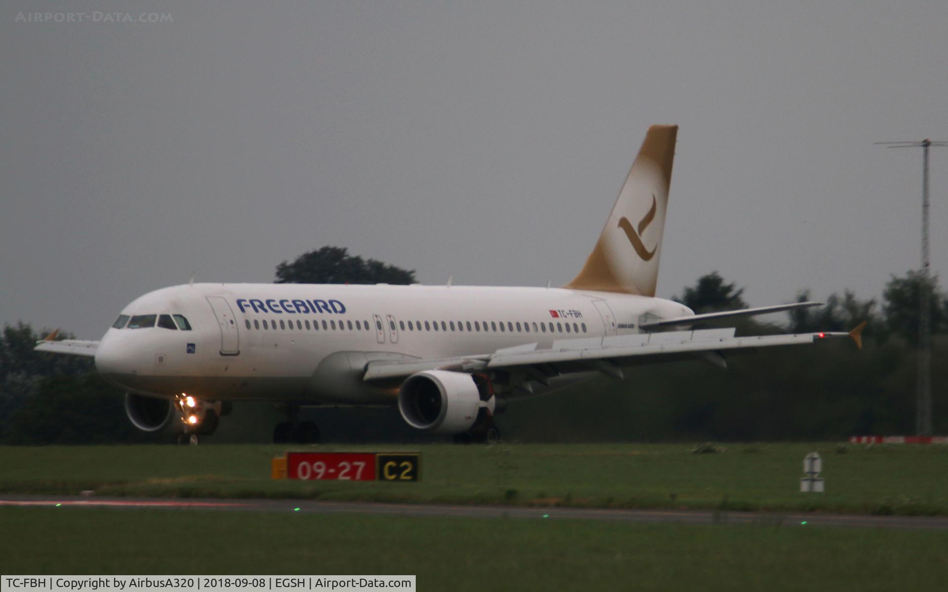 TC-FBH, 2010 Airbus A320-214 C/N 4207, Just landed after a flight from Dalaman