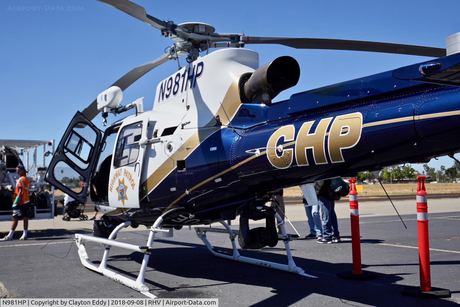 N981HP, 2016 Airbus Helicopters AS-350B-3 Ecureuil C/N 8169, Reid-Hillview Airport California 2018.