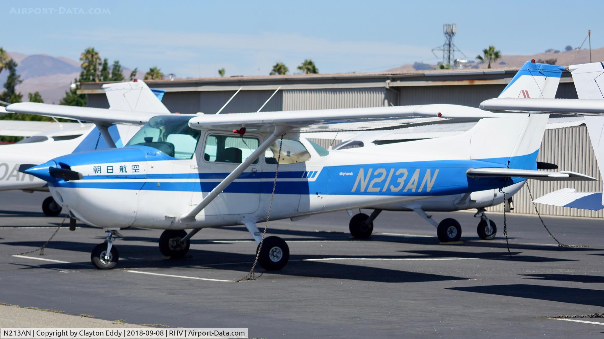 N213AN, Cessna 172N C/N 17272380, Reid-Hillview Airport California 2018.