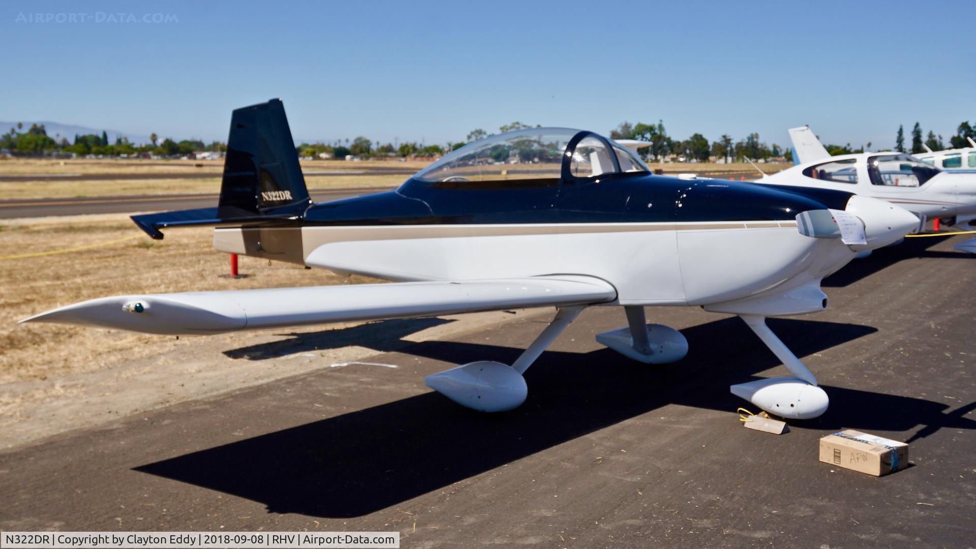 N322DR, 2005 Vans RV-8A C/N 81291, Reid-Hillview Airport California 2018.