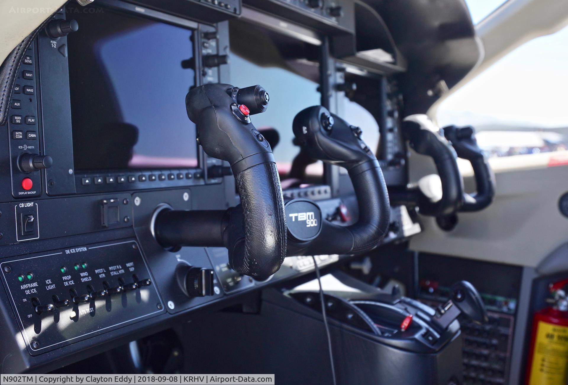 N902TM, 2015 Socata TBM-900 C/N 1103, Reid-Hillview California 2018.