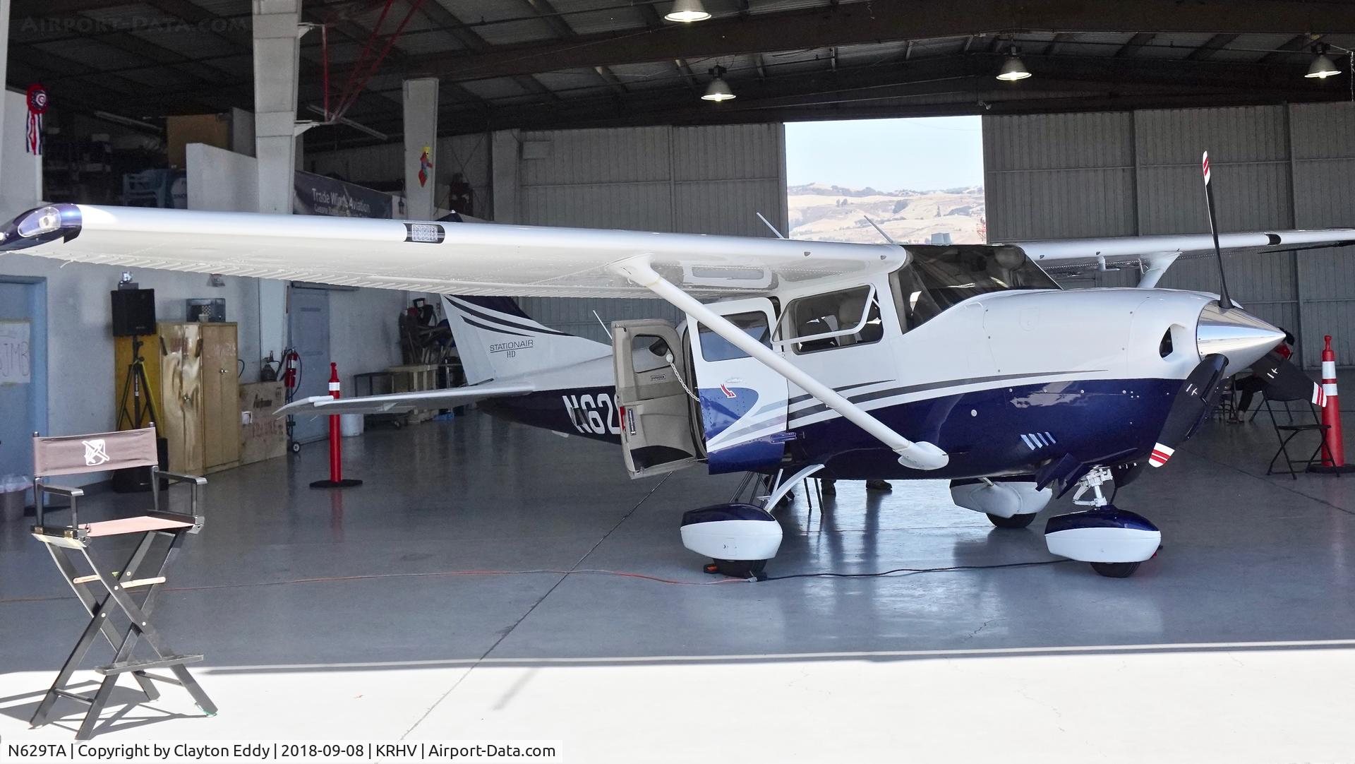N629TA, 2018 Cessna T206H Turbo Stationair C/N T20609529, Reid-Hillview Airport California 2018.