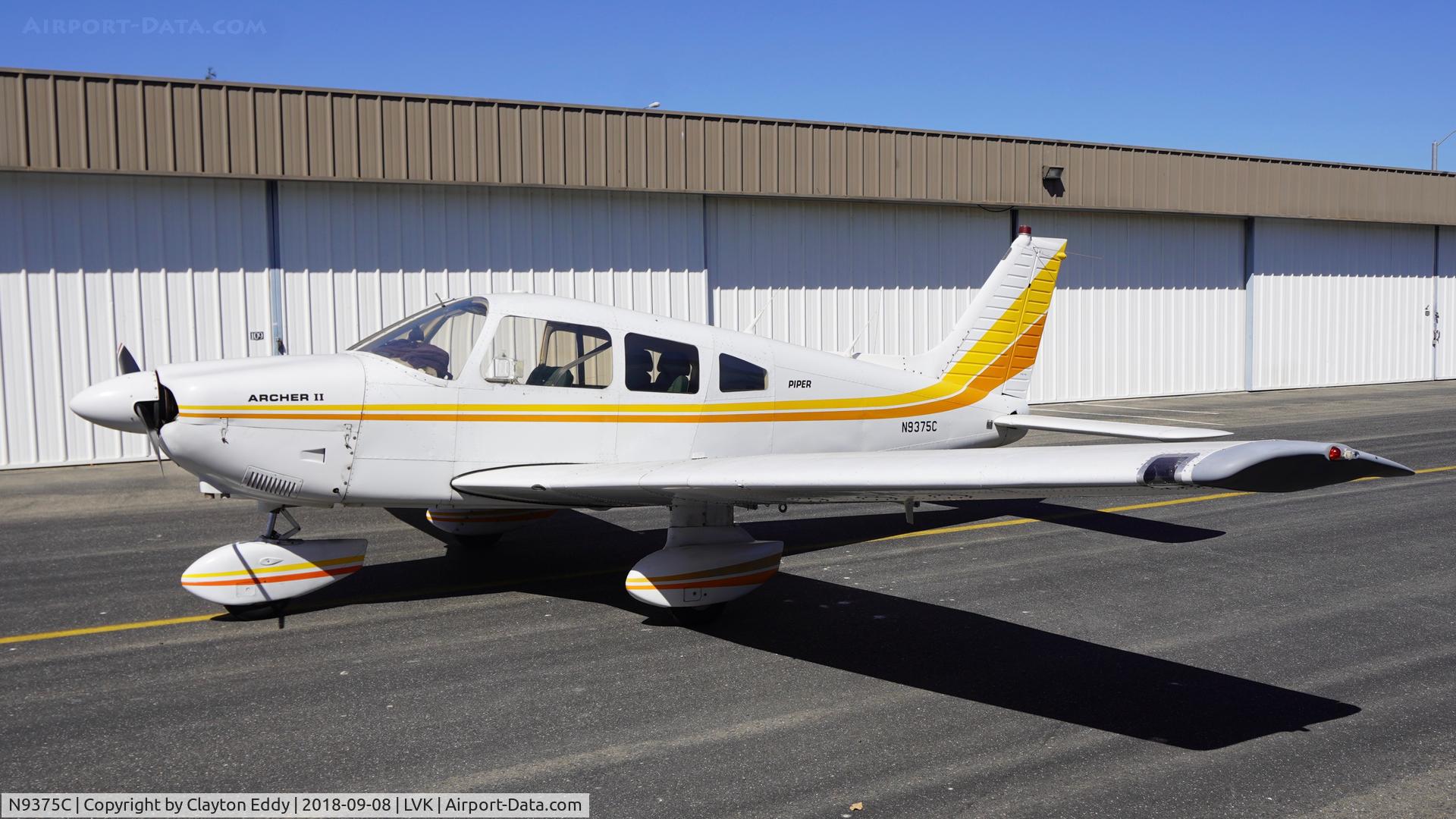 N9375C, 1978 Piper PA-28-181 C/N 28-7890403, Livermore Airport California 2018.
