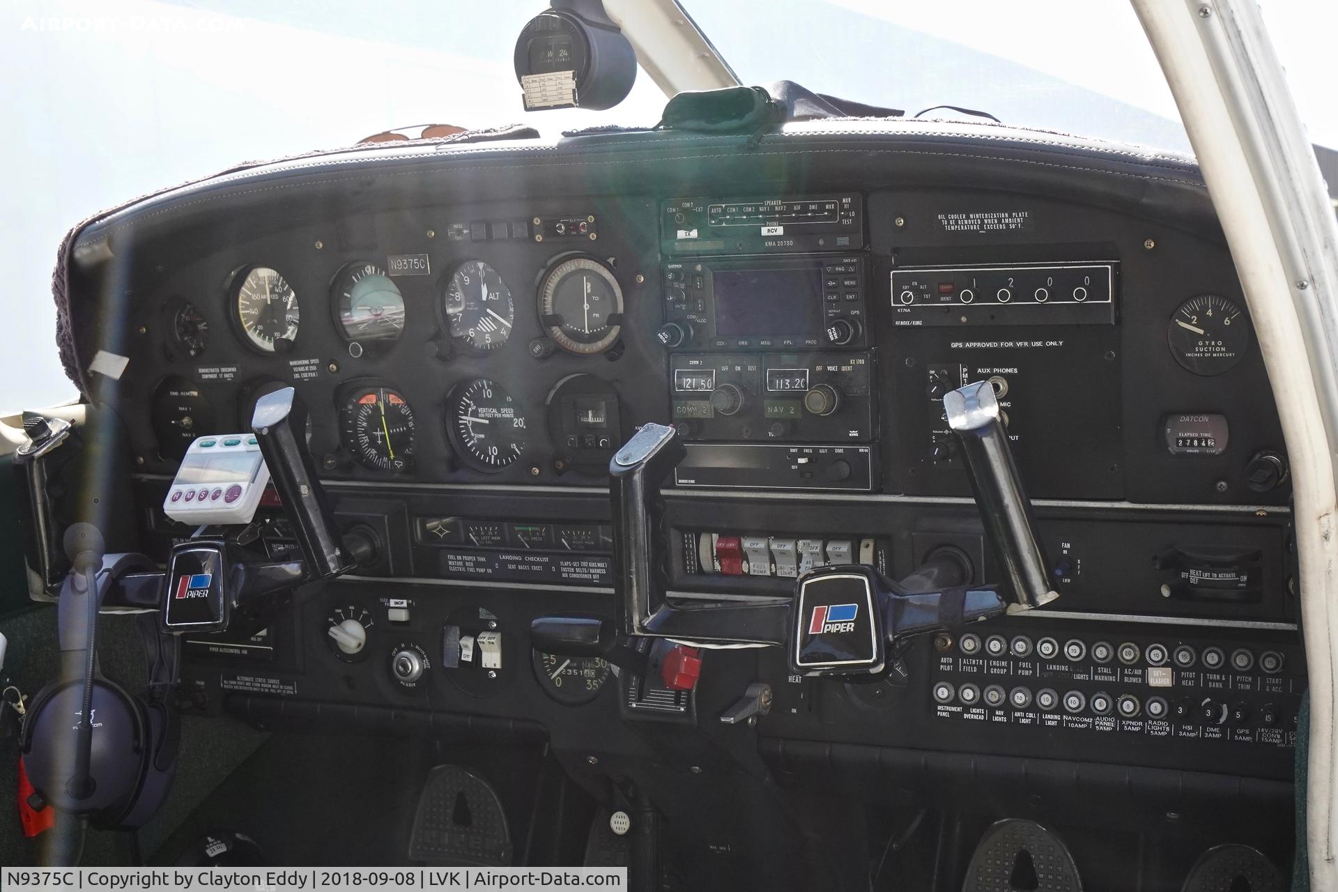N9375C, 1978 Piper PA-28-181 C/N 28-7890403, Livermore Airport California 2018.