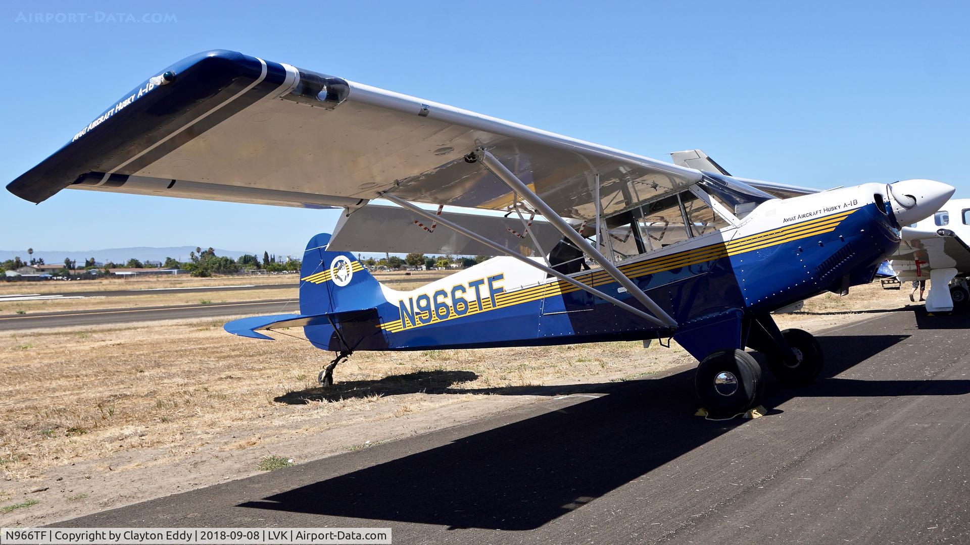 N966TF, 2007 Aviat A-1B Husky C/N 2383, Reid-Hillview Airport California 2018.